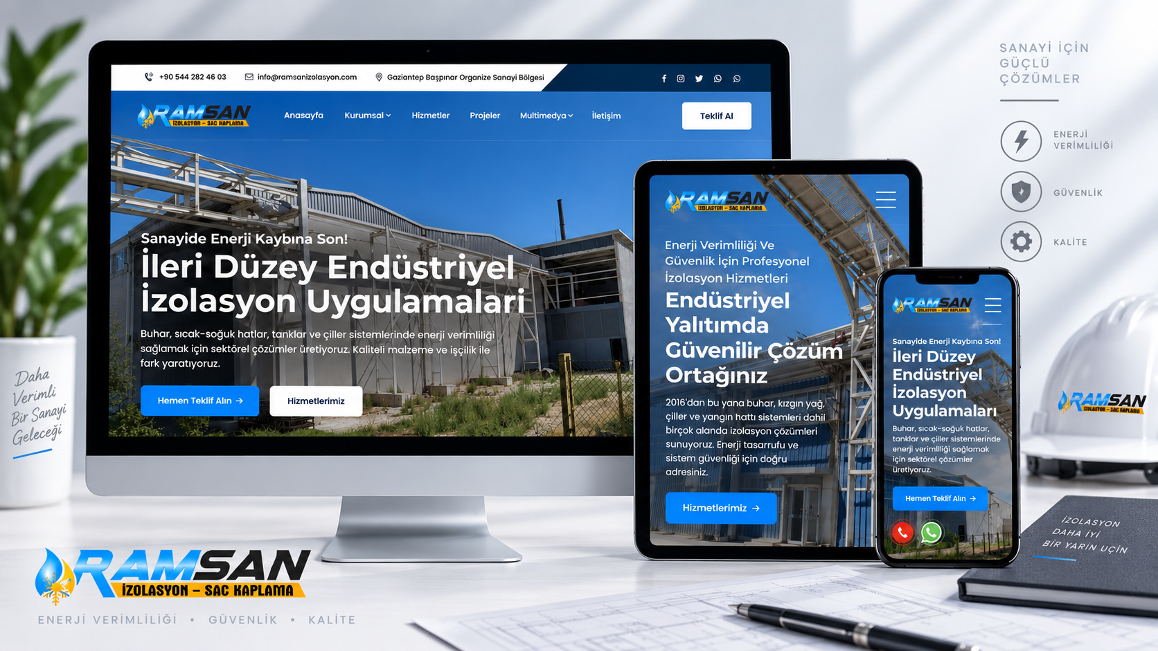 Ramsan İzolasyon Kurumsal Web Sites proje görseli